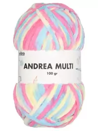 Andrea fil à tricoter multicolore – rose offre à 2,49€ sur Wibra