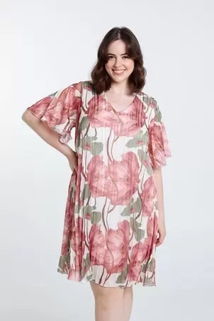 Robe plissée à fleurs offre à 69,99€ sur Cassis