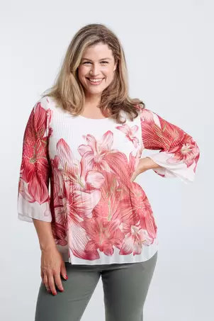 Blouse plissée à fleurs offre à 59,99€ sur Cassis