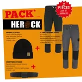 Pack HEROCK 2 pantalons DERO offre à 89,99€ sur Dema