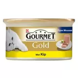 Natvoer voor katten Gold fijne mousse 85 g Kip offre à 1,09€ sur AVEVE