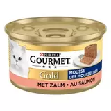 Natvoer voor katten Gold fijne mousse 85 g Zalm offre à 1,09€ sur AVEVE