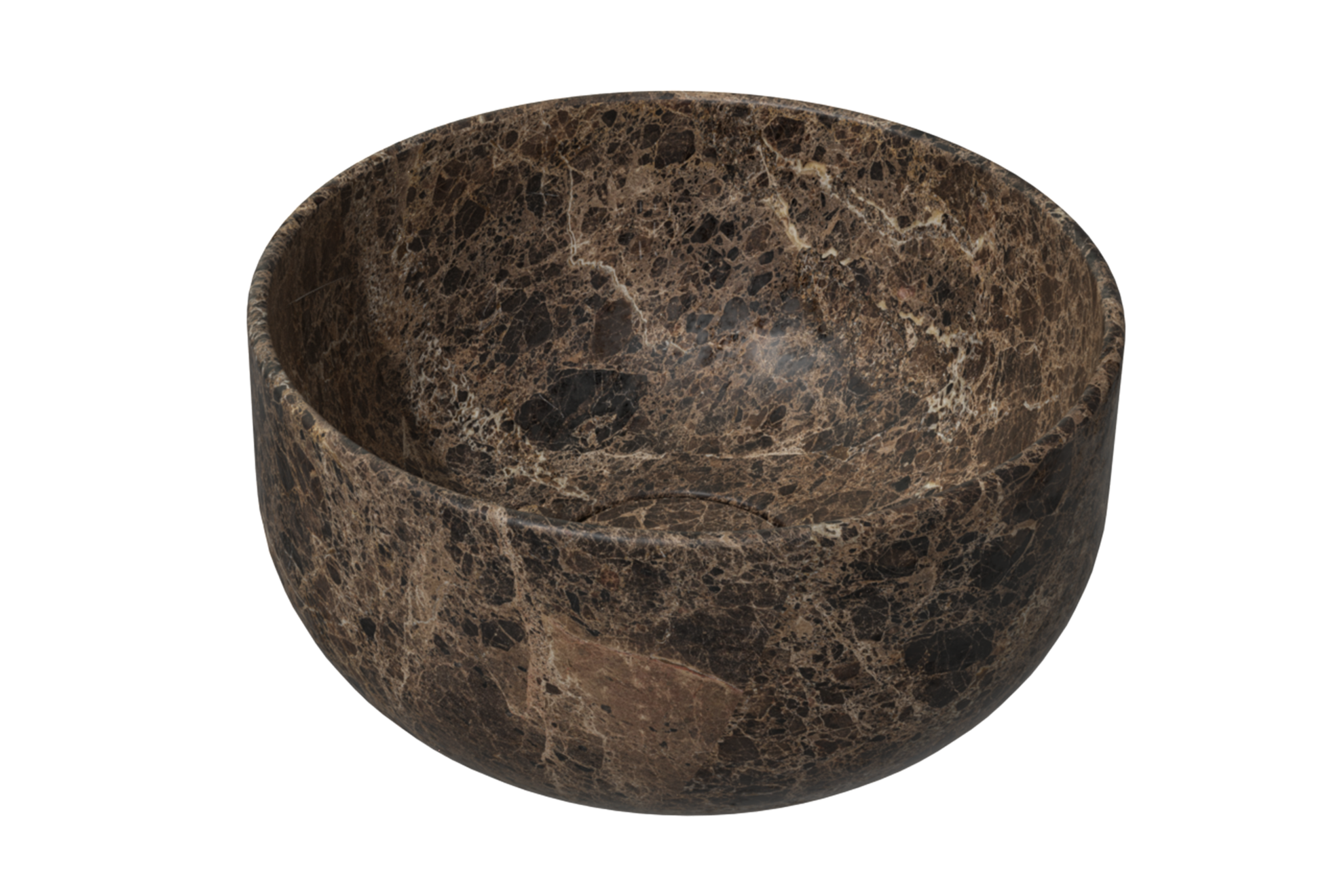 Balmani Bowl vasque à poser marbre Dark Emperador rond Ø 24 cm offre à 260€ sur X2O