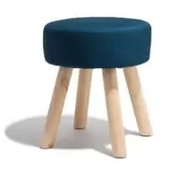 Pouf Tabouret Joseph Bleu offre à 14,99€ sur trafic