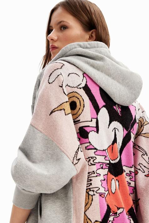 New collection Sweat-shirt oversize jacquard Mickey Mouse offre à 149€ sur Desigual