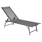 Chaise longue DREAM gris  offre à 49,99€ sur GiFi