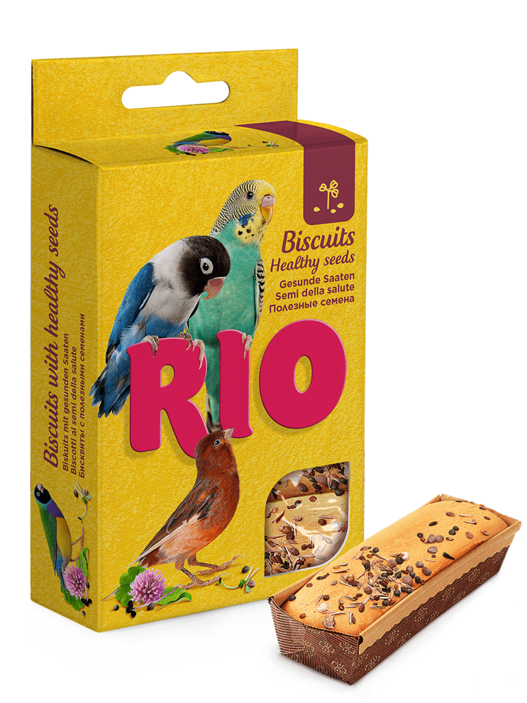 Rio rio biscuits avec des graines saines, adult 5x7g offre à 2,29€ sur Tom & Co