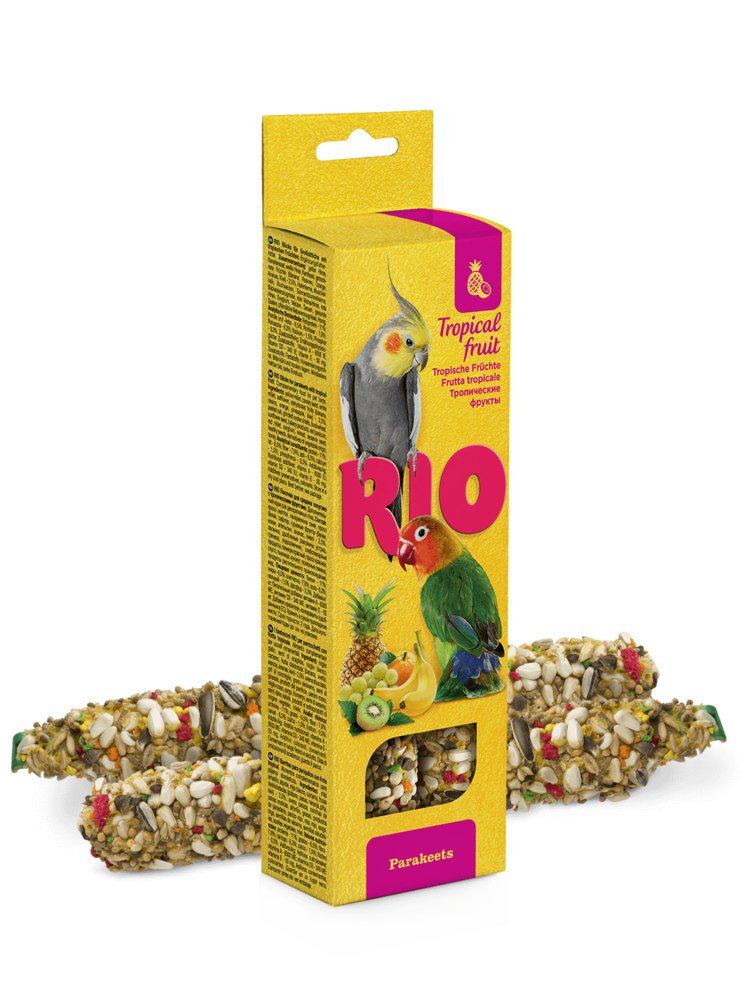 Rio rio bâtonnets pour perruches avec fruits tropicaux, adult 2x75g offre à 3,79€ sur Tom & Co