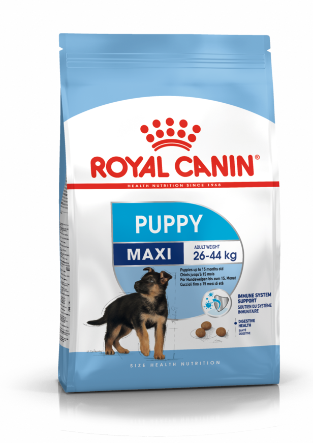 Royal canin maxi puppy - aliment pour chiots de grandes races (poids adulte de 26 à 44 kg) -jusqu’à 15 mois - 15kg offre à 77,99€ sur Tom & Co
