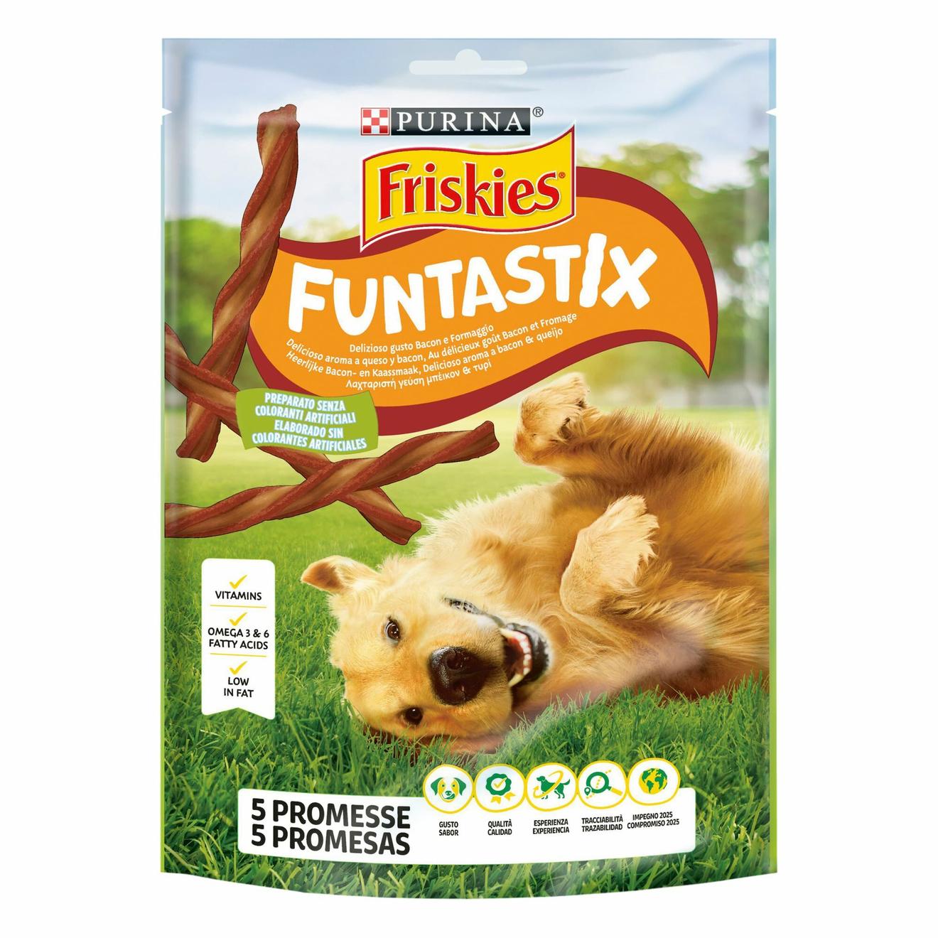 Friskies snack chien funtastix  175g offre à 2,89€ sur Tom & Co
