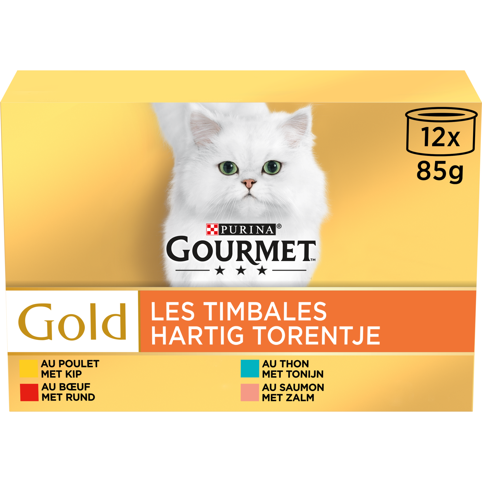 Gourmet gold les timbales  12x85g offre à 10,59€ sur Tom & Co
