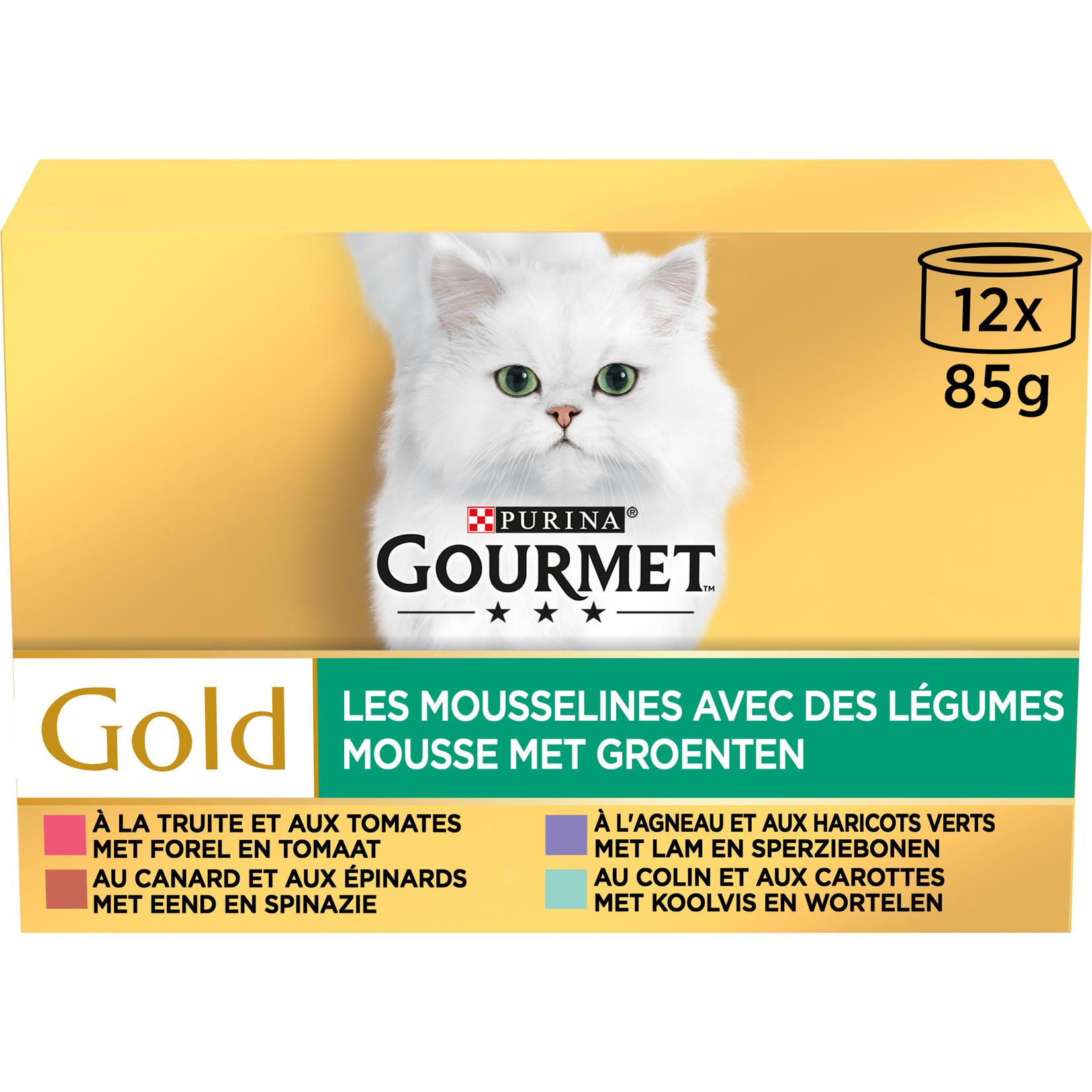 Gourmet gold mousseline avec légumes  12x85g offre à 10,59€ sur Tom & Co