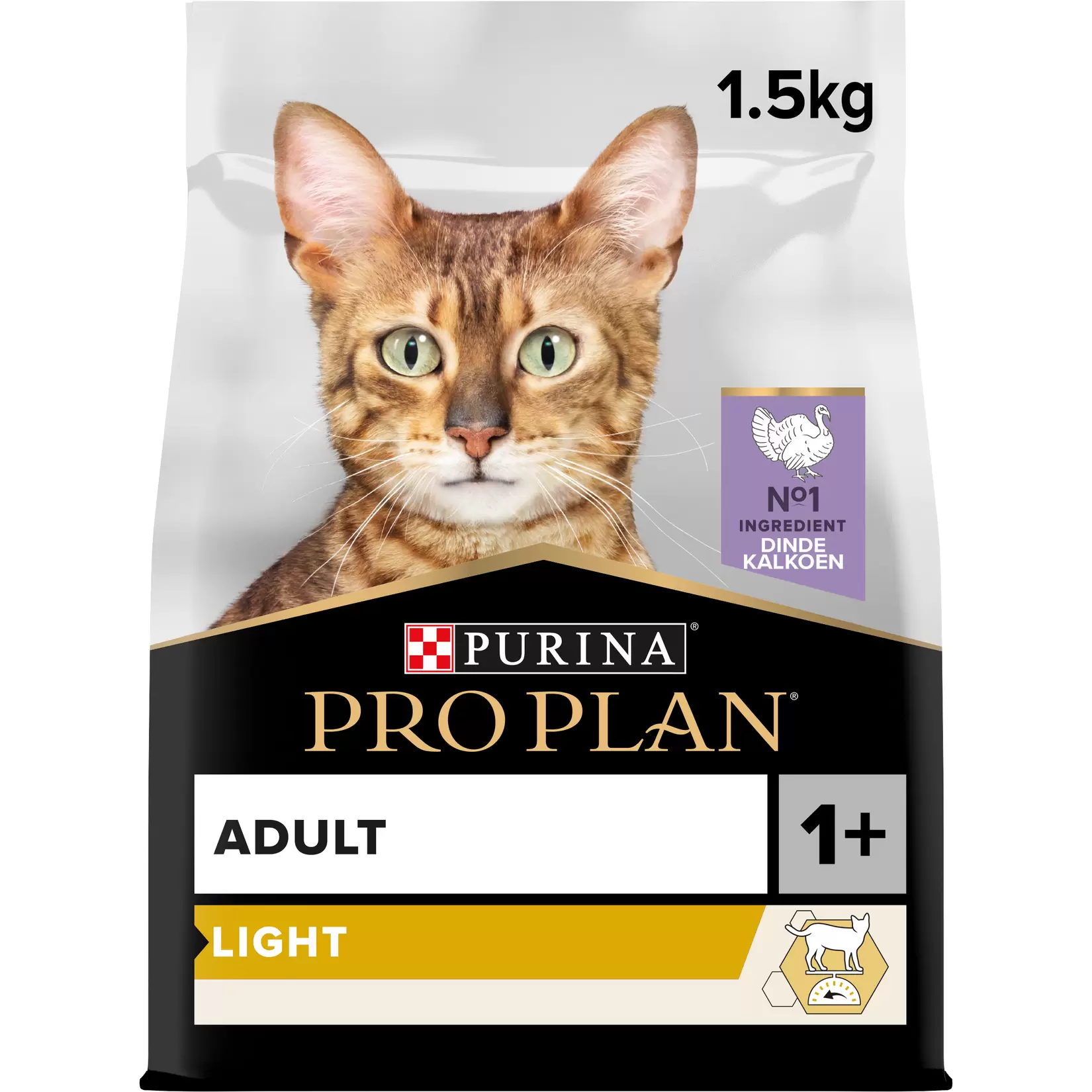 Pro plan croquettes | ligth | chat (adulte) | dinde | 1,5kg offre à 22,99€ sur Tom & Co