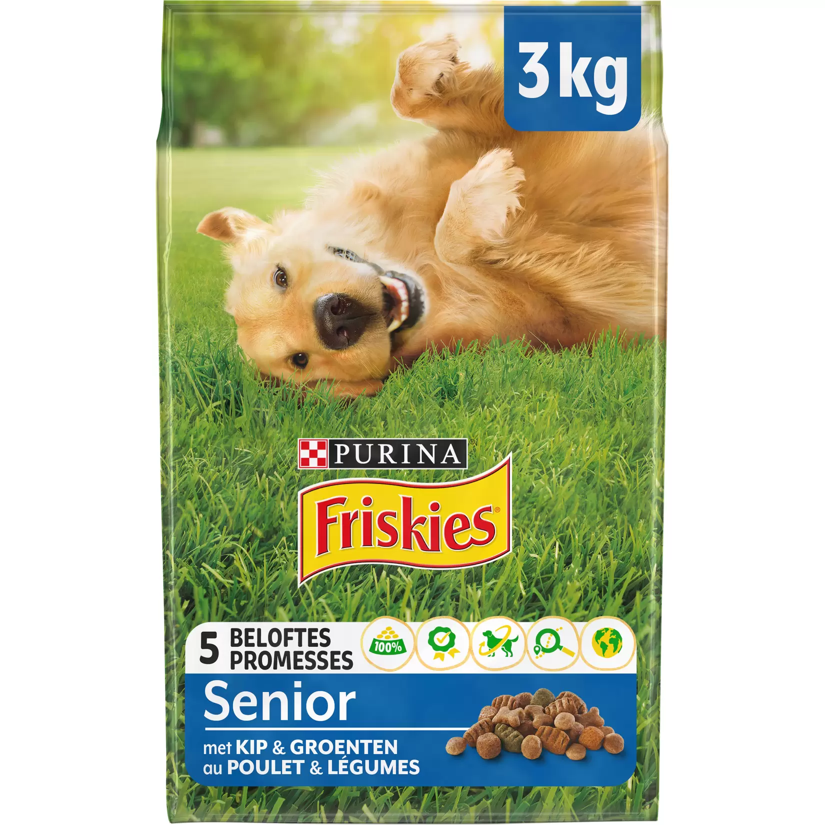 Friskies senior au poulet et légumes3kg offre à 11,99€ sur Tom & Co