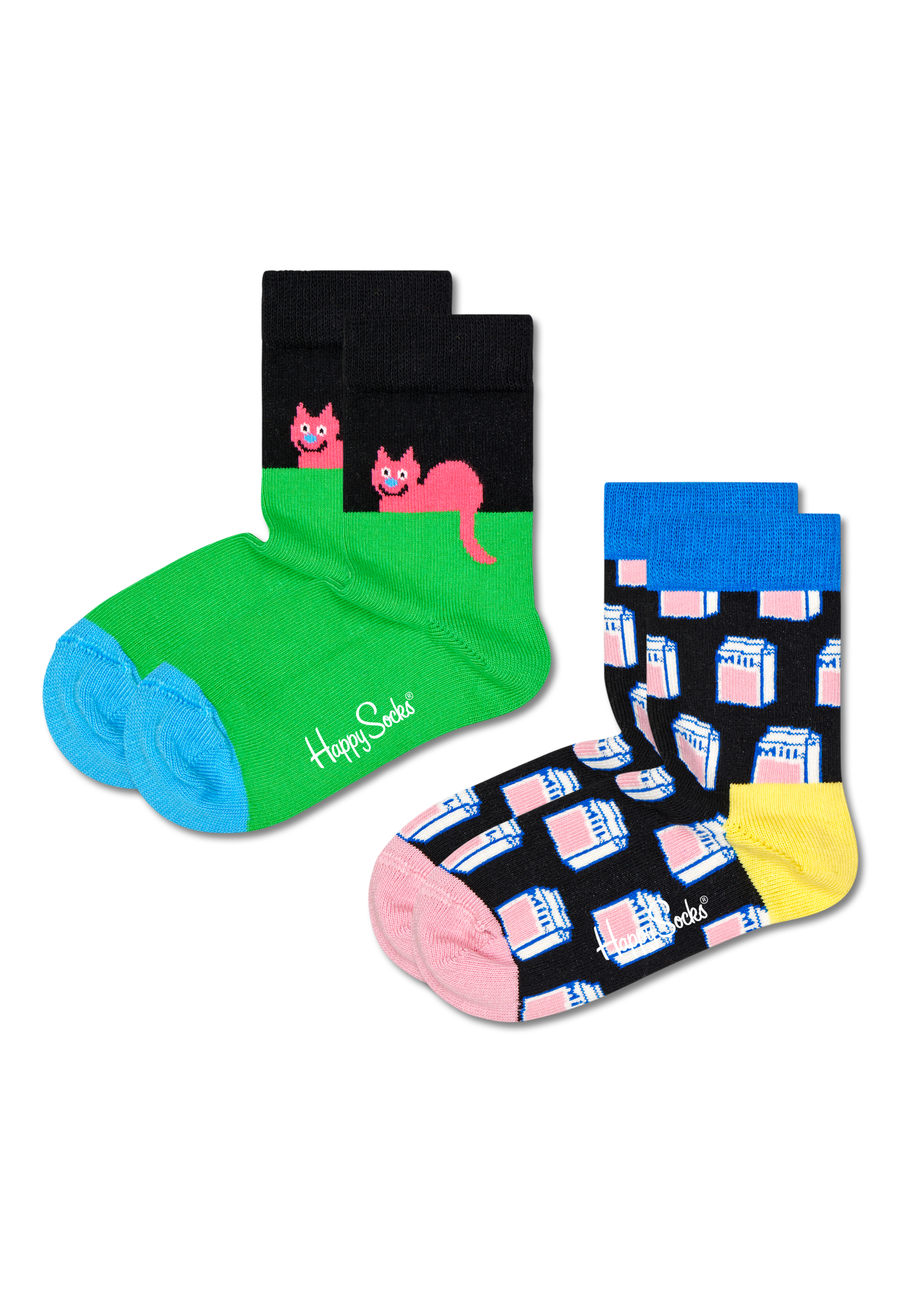 2-Pack Kids Cat Sock offre à 10,5€ sur Happy Socks