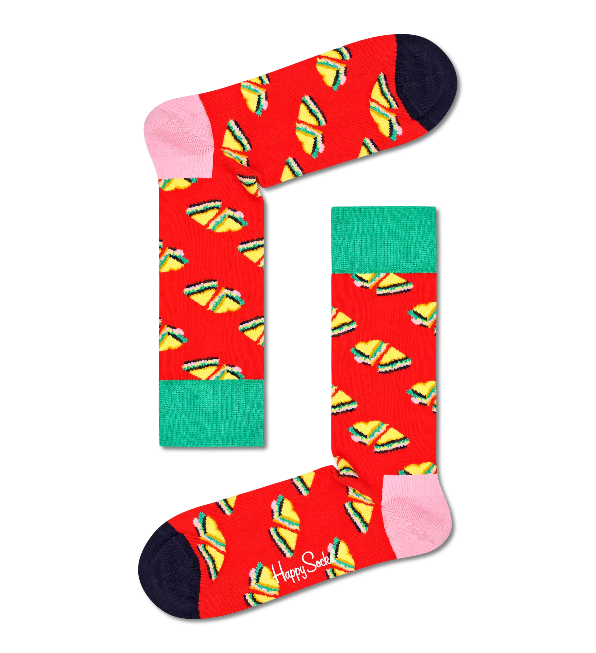 Love Sandwich Sock offre à 6€ sur Happy Socks