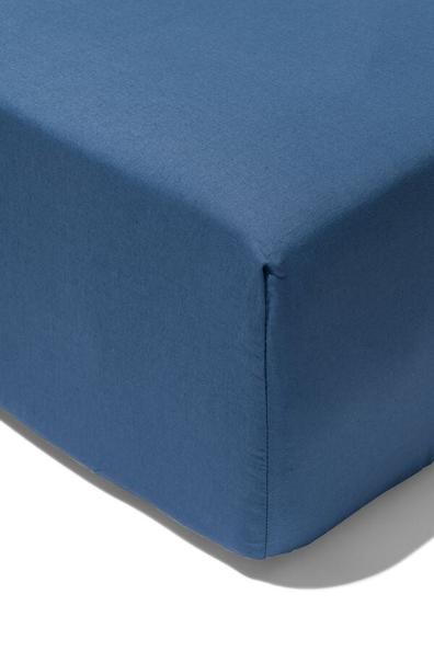 Drap-housse boxspring 160x200 coton doux bleu offre à 25€ sur Hema