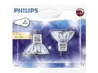 Philips MR16 spot halogène GU5,3 50W 2 pièces offre à 4,34€ sur Hubo