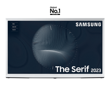 55" The Serif Cloud White - Smart TV QLED 4K (2023) offre à 1299€ sur Samsung