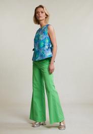 Pantalon basique long stretch vert offre à 159,95€ sur River Woods
