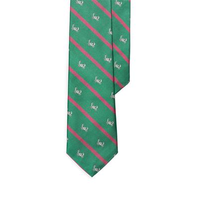 Cravate club rayée en reps de soie offre à 119€ sur Ralph Lauren
