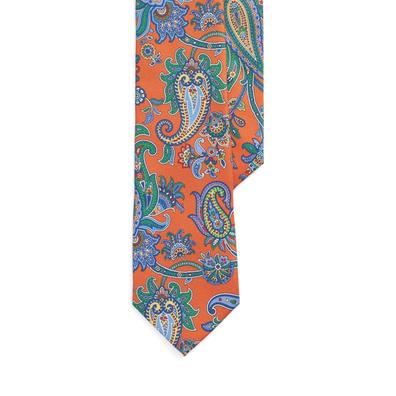 Cravate sergé de soie motif paisley offre à 139€ sur Ralph Lauren