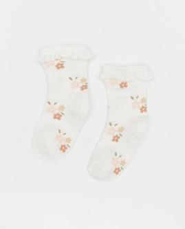 Chaussettes fleuries pour bébés offre à 5€ sur JBC