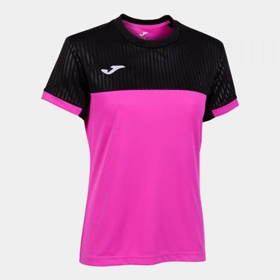 Shirt short sleeve woman Montreal fluorescent pink black offre à 40€ sur Joma