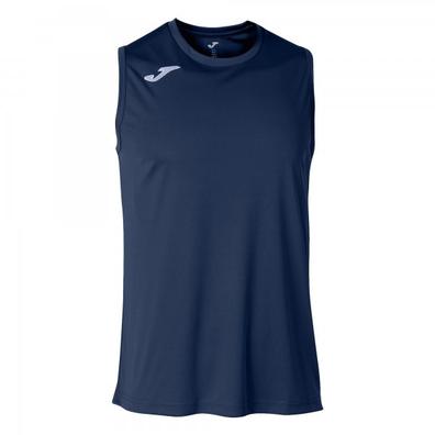 Sleeveless t-shirt man Combi Basket navy blue offre à 21€ sur Joma