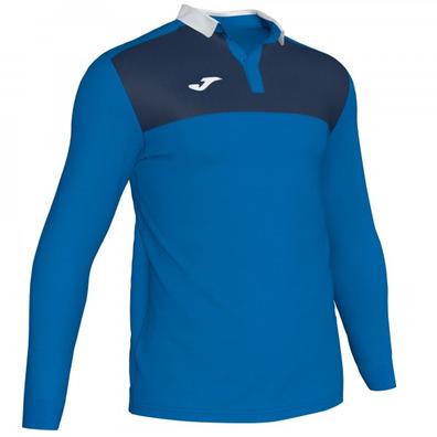 Polo shirt long-sleeve man Winner II royal blue navy blue offre à 50€ sur Joma
