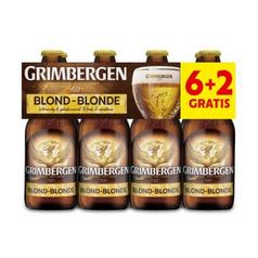 Grimbergen Blond (6+2) clip 8 x 33cl offre à 9,06€ sur Prik & Tik