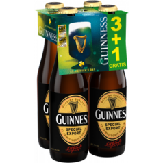 Guinness (3+1) clip 4 x 33cl offre à 7,41€ sur Prik & Tik