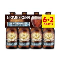 Grimbergen Winter (6+2) clip 8 x 33cl offre à 10,38€ sur Prik & Tik
