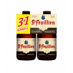 St Feuillien Quadrupel (3+1) clip 4 x 33cl offre à 6,39€ sur Prik & Tik