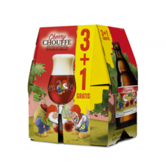 Chouffe Cherry (3+1) clip 4 x 33cl offre à 5,19€ sur Prik & Tik