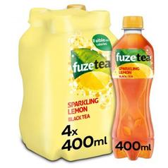 Fuze Tea Sparkling Lemon Black Tea clip 4 x 40cl offre à 4,52€ sur Prik & Tik