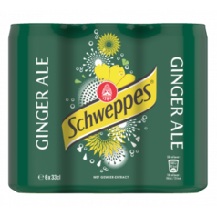 Schweppes Ginger Ale blik 6 x 33cl offre à 4,96€ sur Prik & Tik