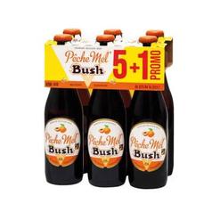 Bush Pêche Mel (5+1) clip 6 x 33cl offre à 9,9€ sur Prik & Tik