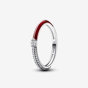 Pandora ME pavé en rood emaille ring offre à 39€ sur Pandora