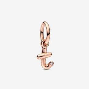 Letter t geschreven alfabet hangende bedel offre à 19€ sur Pandora