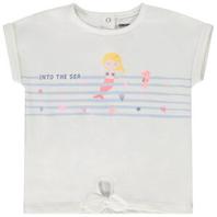 T-shirt manches courtes forme boîte en jersey avec print pour bébé fille offre à 2,99€ sur Orchestra