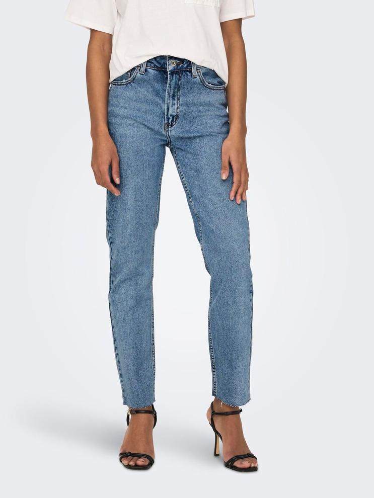 Jeans Straight Fit Taille haute offre à 39,99€ sur ONLY