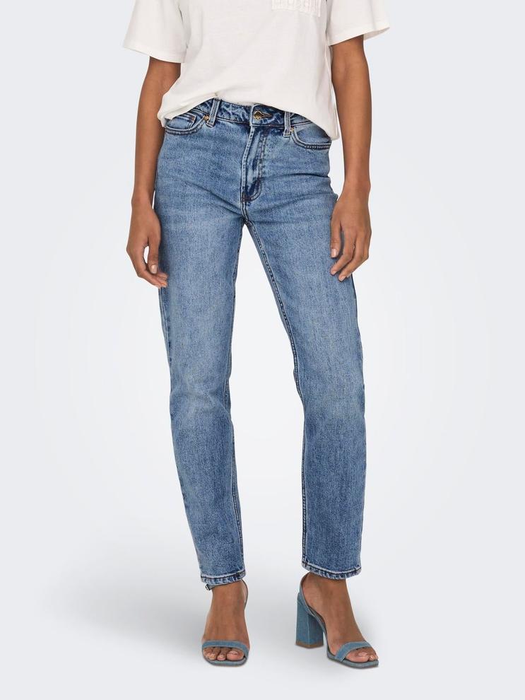 Jeans Straight Fit Taille haute offre à 44,99€ sur ONLY