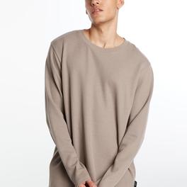 Long-sleeved shirt with round neck offre à 6,99€ sur New Yorker