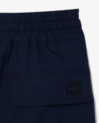 Pantalon large oversize en coton mélangé offre à 190€ sur Lacoste