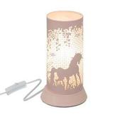 Lampe à poser décor métal rose offre à 9,99€ sur La Foir'Fouille