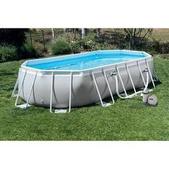 Kit piscine Prism - 610 x 305 x 122 cm - Gris, blanc - INTEX offre à 699,99€ sur La Foir'Fouille