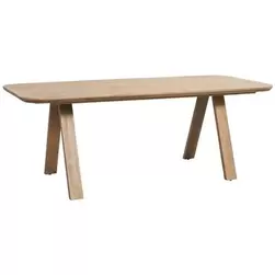 Table de salle &agrave; manger Mandy - bois de manguier - 75x210x94 cm offre à 599€ sur Leen Bakker