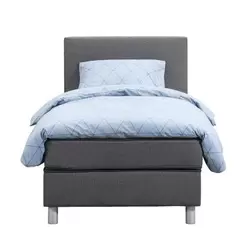 Lit tapissier Alta 4 pi&egrave;ces - gris fonc&eacute; - 90x200 cm offre à 379€ sur Leen Bakker