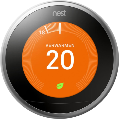 NEST LABS 3e generatie Nest Learning Thermostat Inox (T3028FD) offre à 235€ sur Media Markt